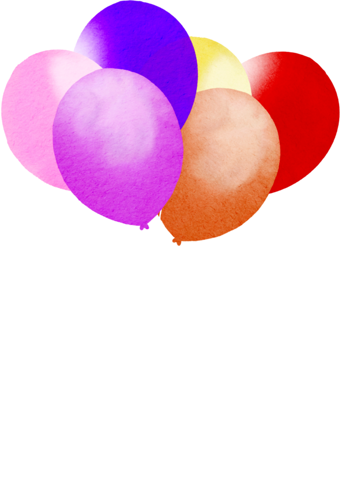 ballon water colour png