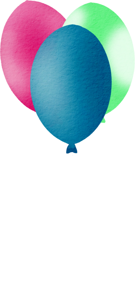 ballon water colour png