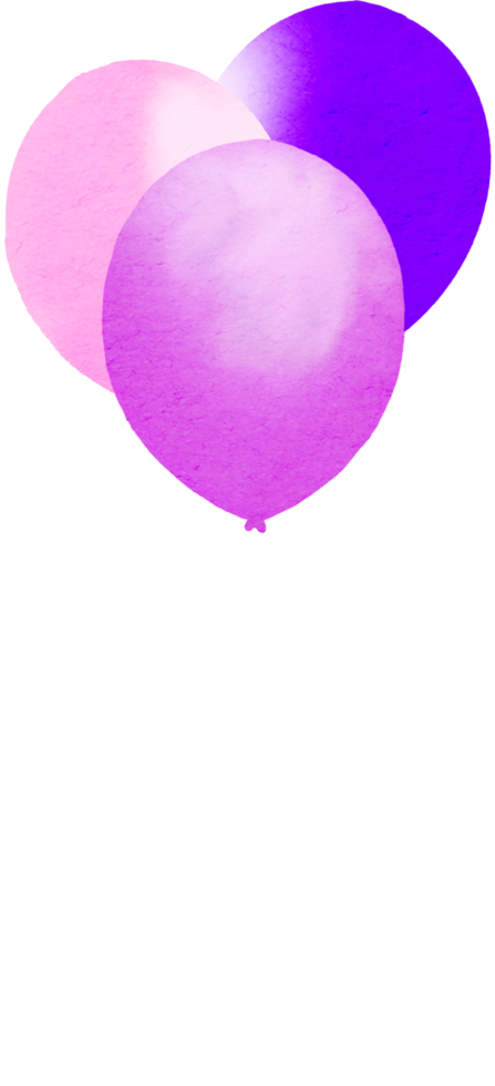ballon water colour png
