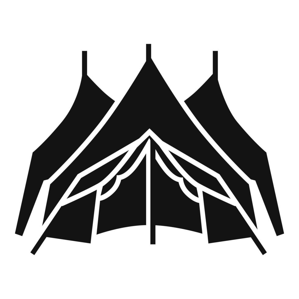 Canopy icon, simple style vector