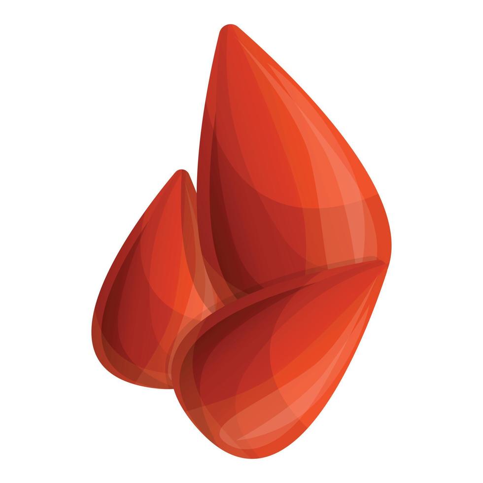 Butter nut icon, cartoon style vector