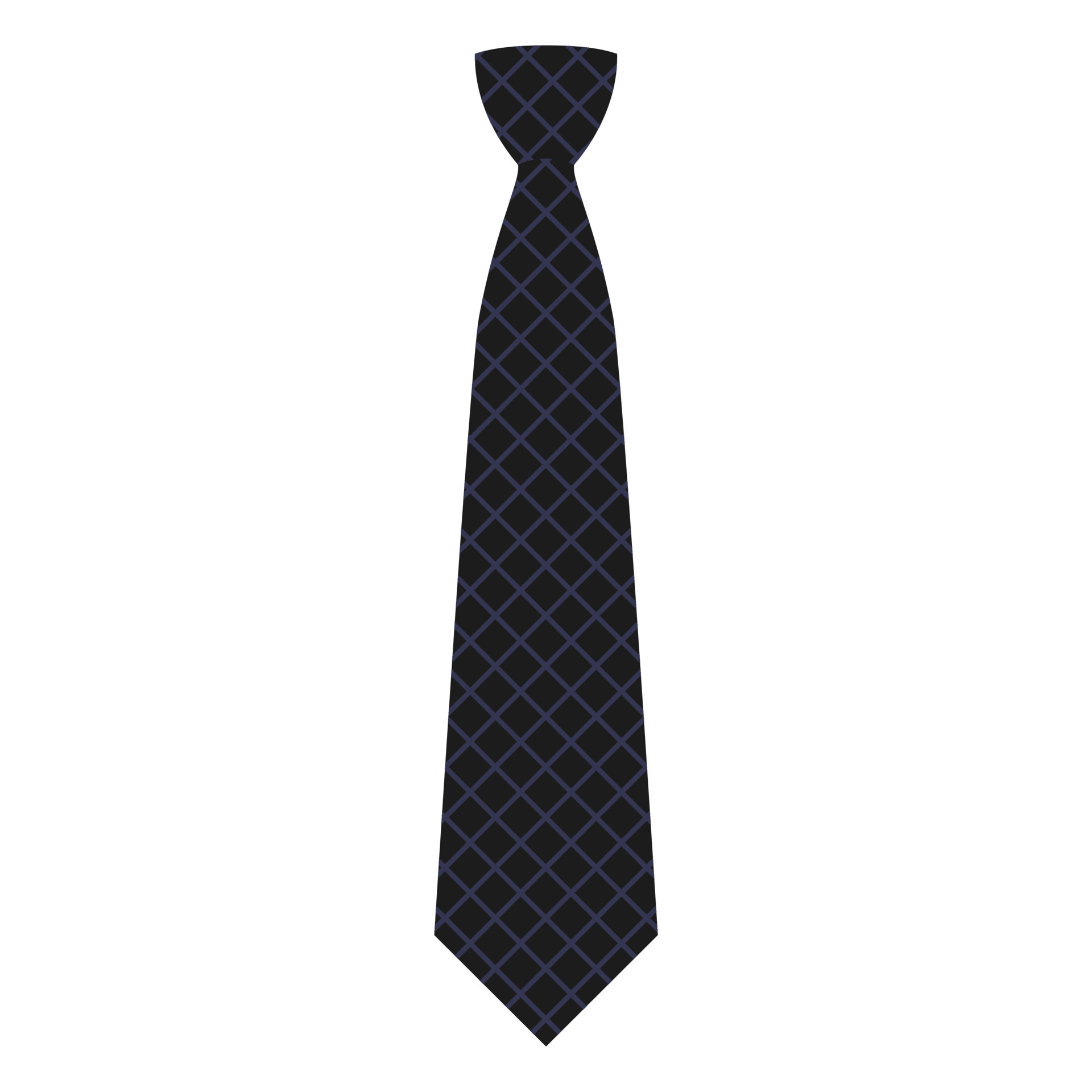 Black tie icon, flat style 14181398 Vector Art at Vecteezy