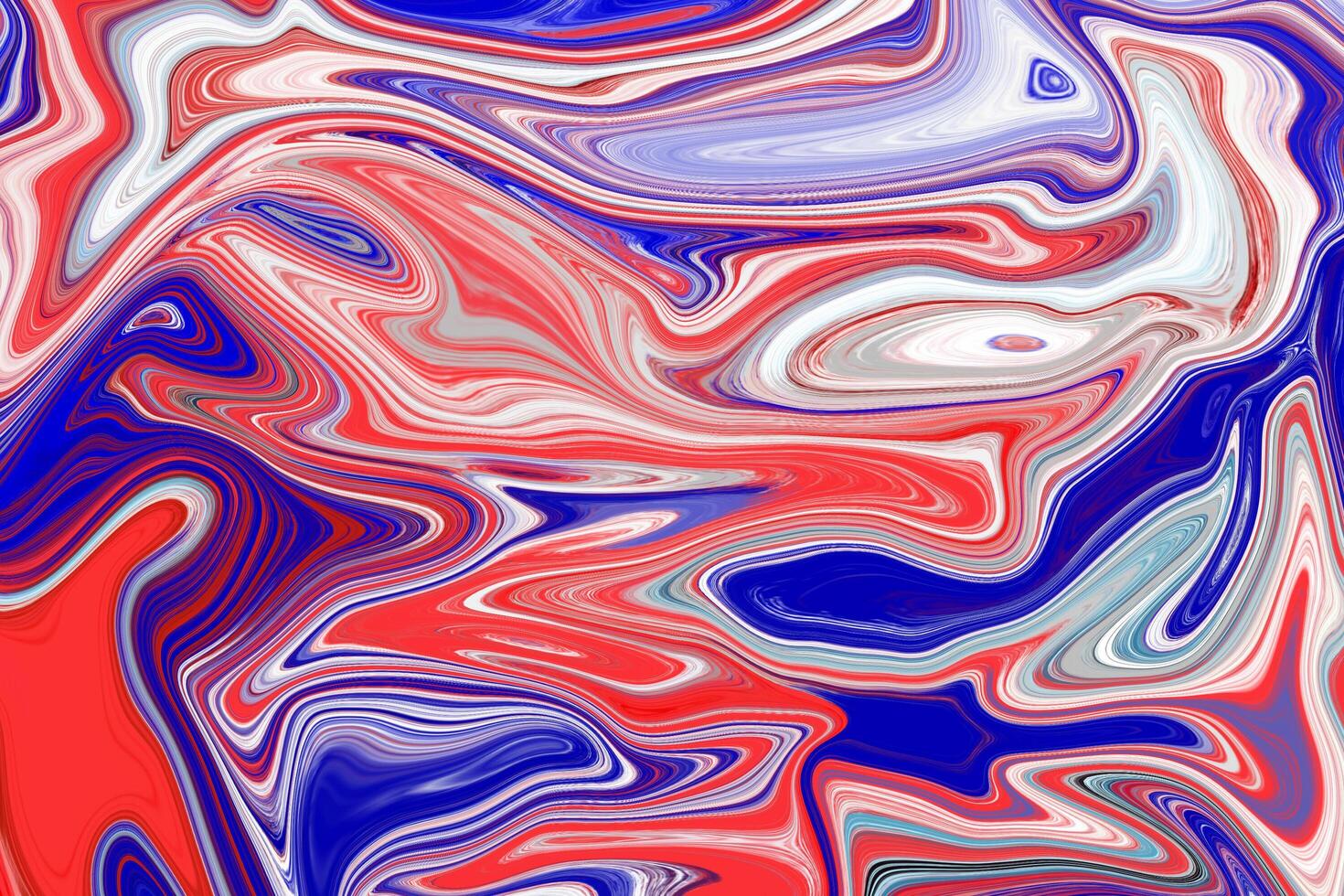 Abstract Art Red Blue Fluid Painting Pattern background illustration