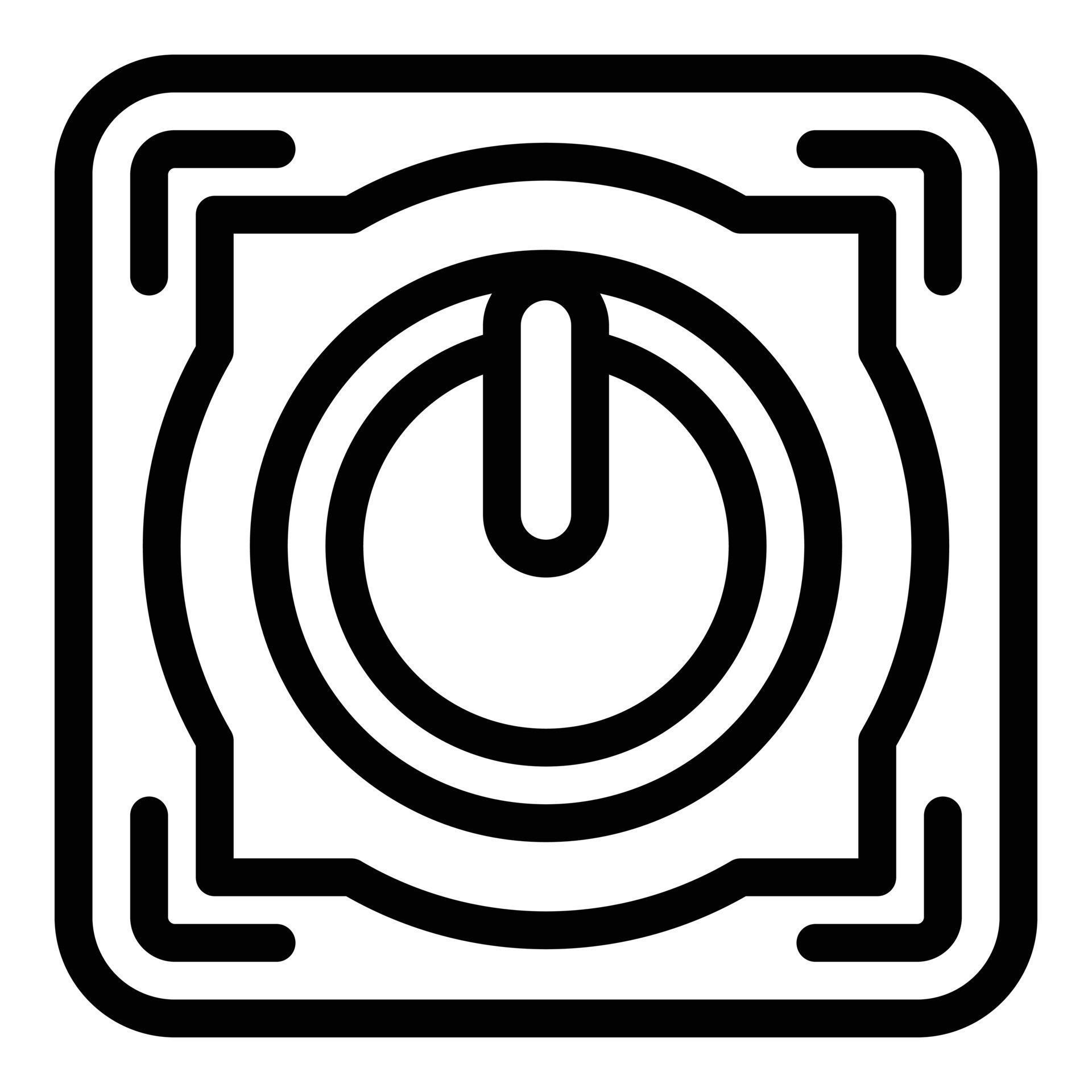 Power off button icon, outline style 14181589 Vector Art at Vecteezy