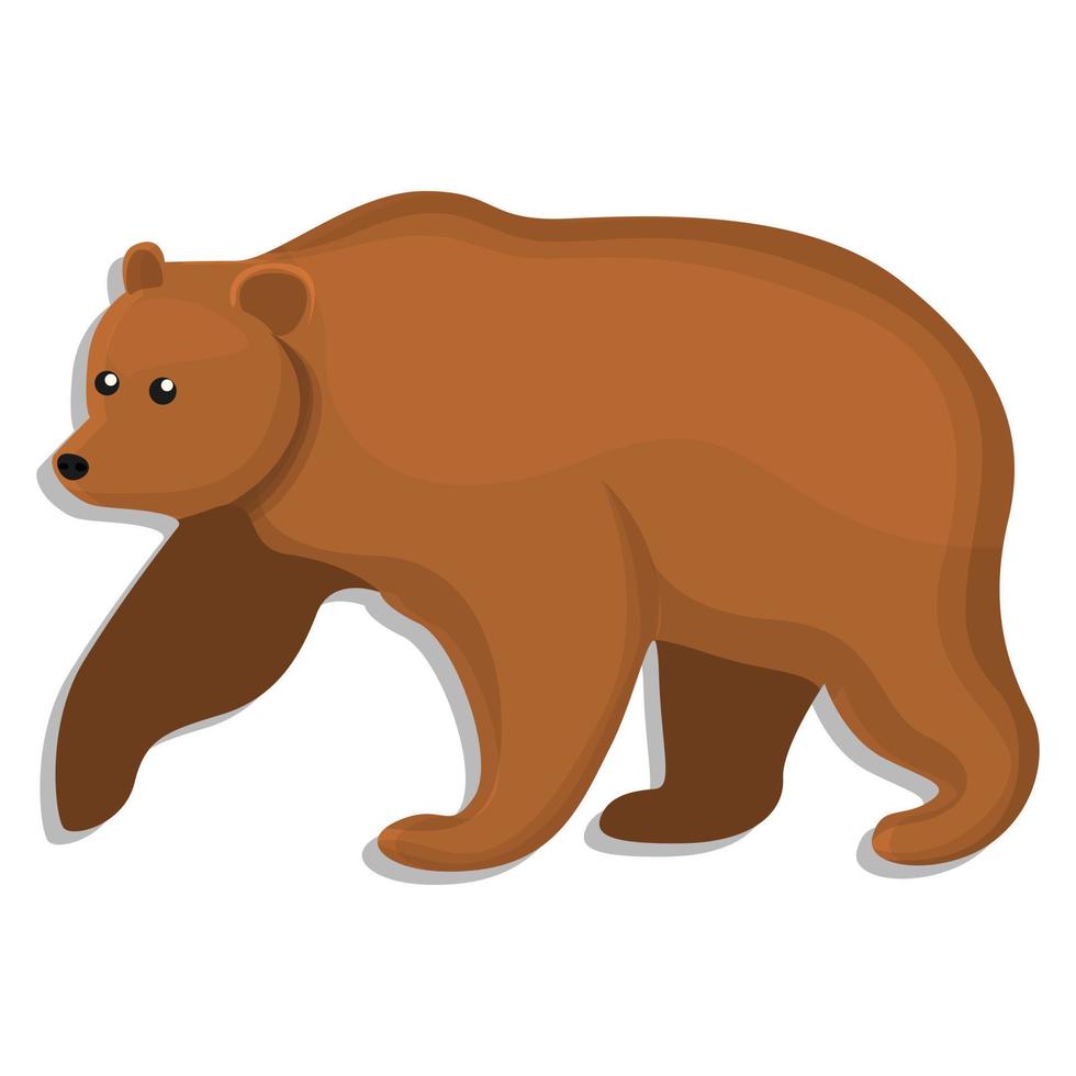 icono de oso pardo, estilo de dibujos animados 14181661 Vector en Vecteezy