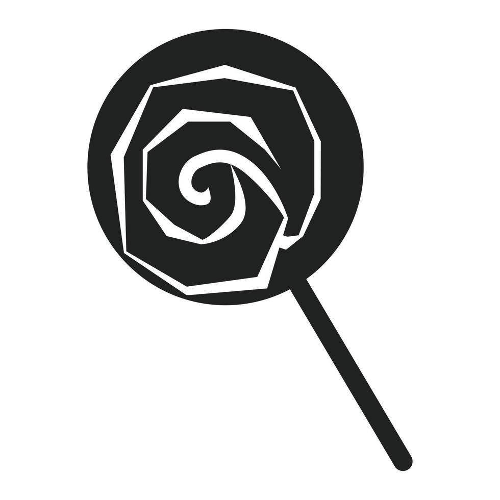 Lollipop icon, simple style vector