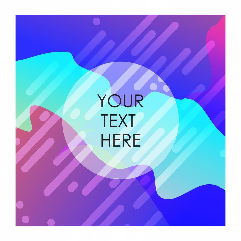 Colorful background with typography design vector
