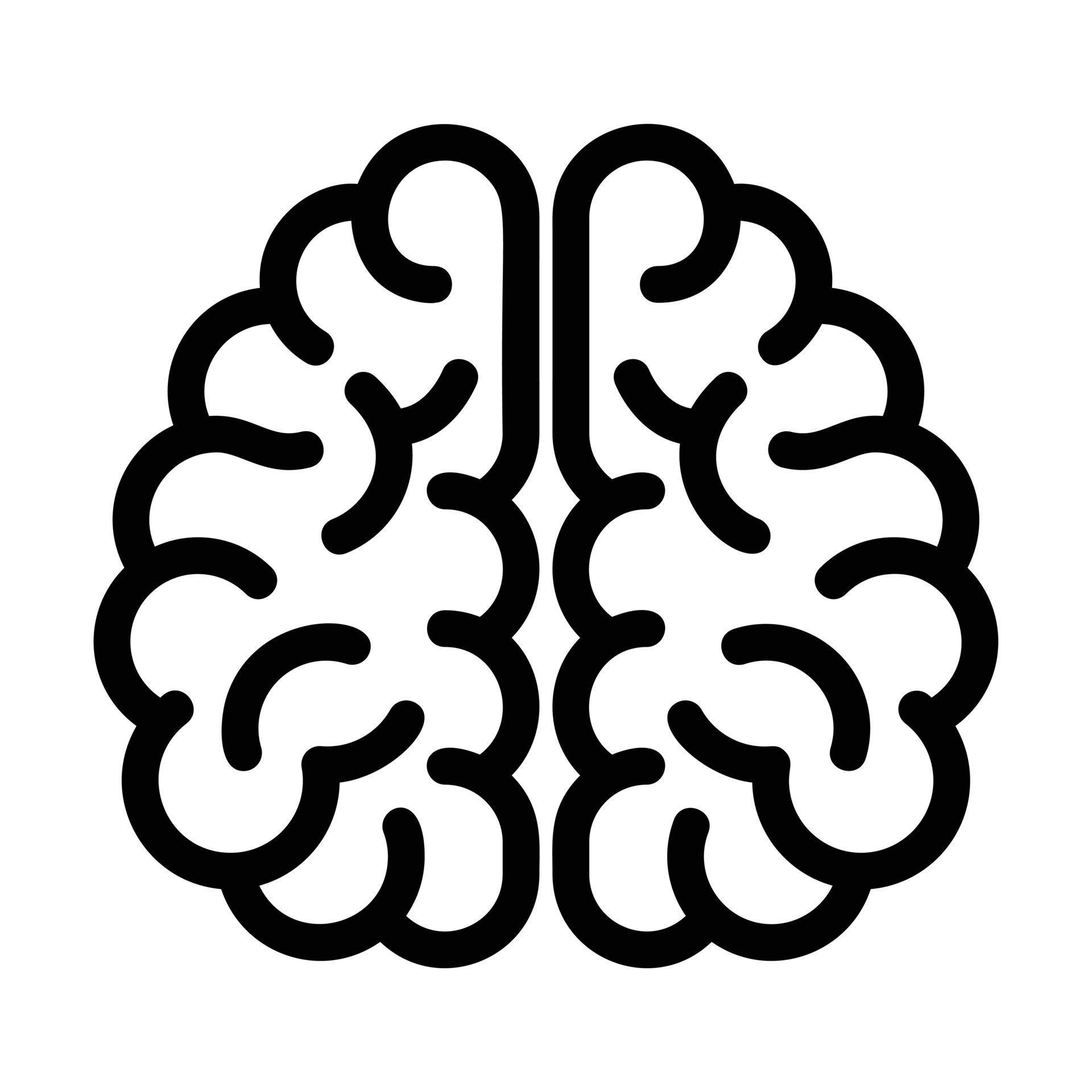 Genius brain icon, outline style 14181881 Vector Art at Vecteezy