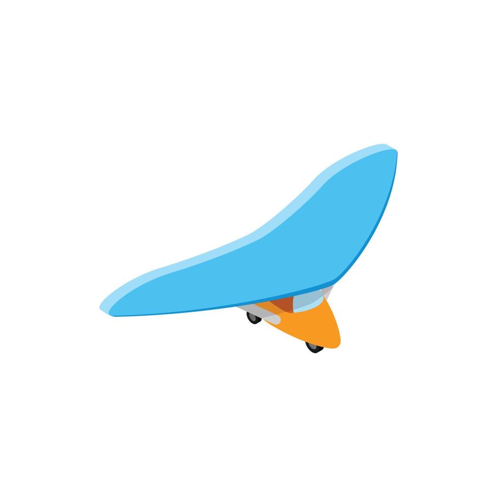Gyroplane icon, isometric 3d style vector