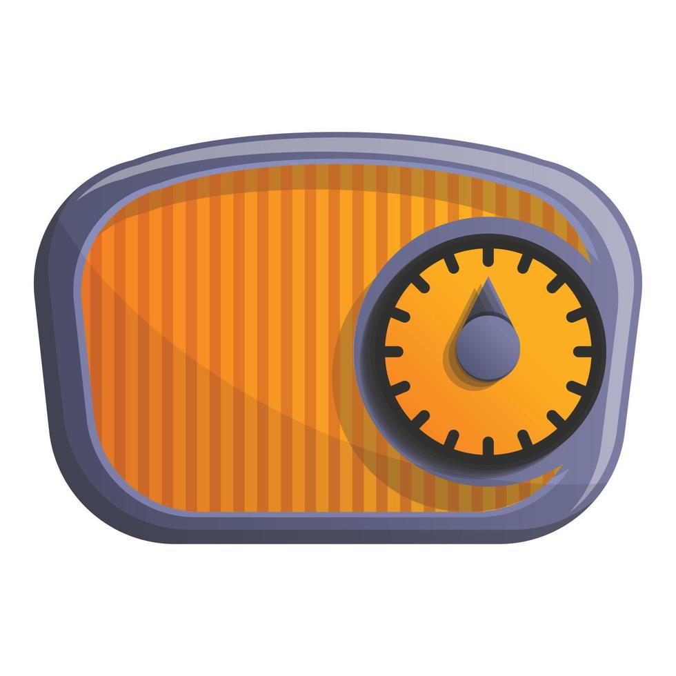 Old radio icon, cartoon style vector