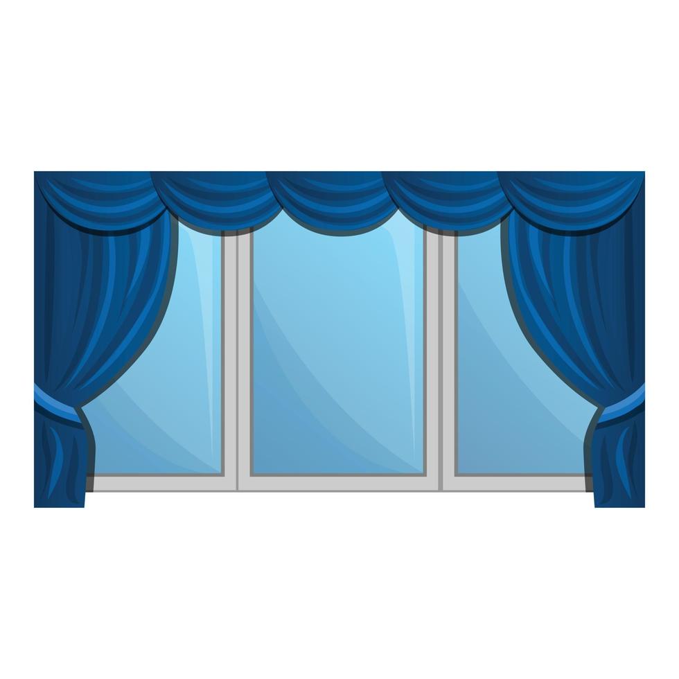 Windows blind icon, cartoon style vector