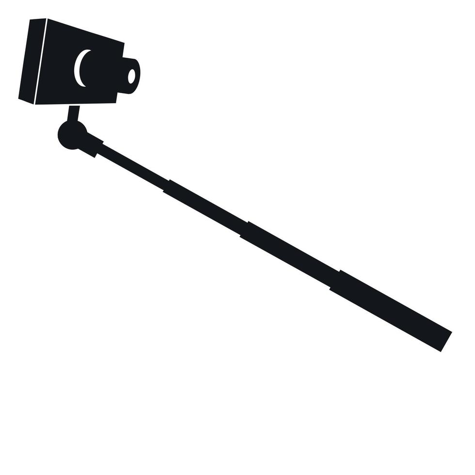 Monopod selfie icon vector