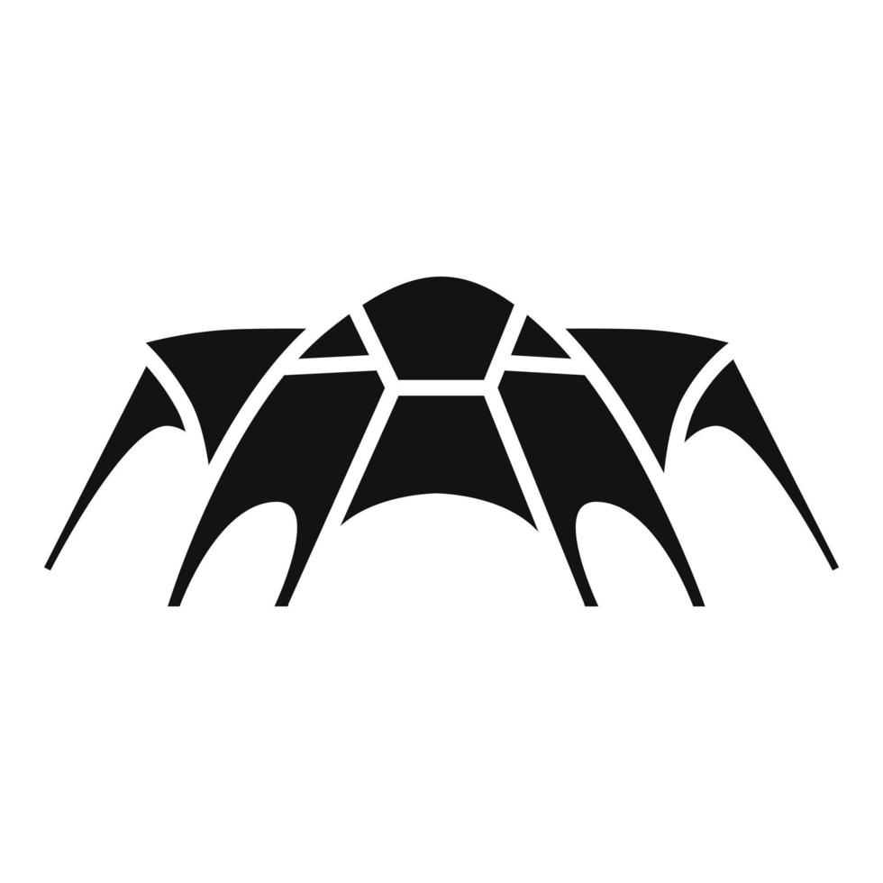 Shelter icon, simple style vector