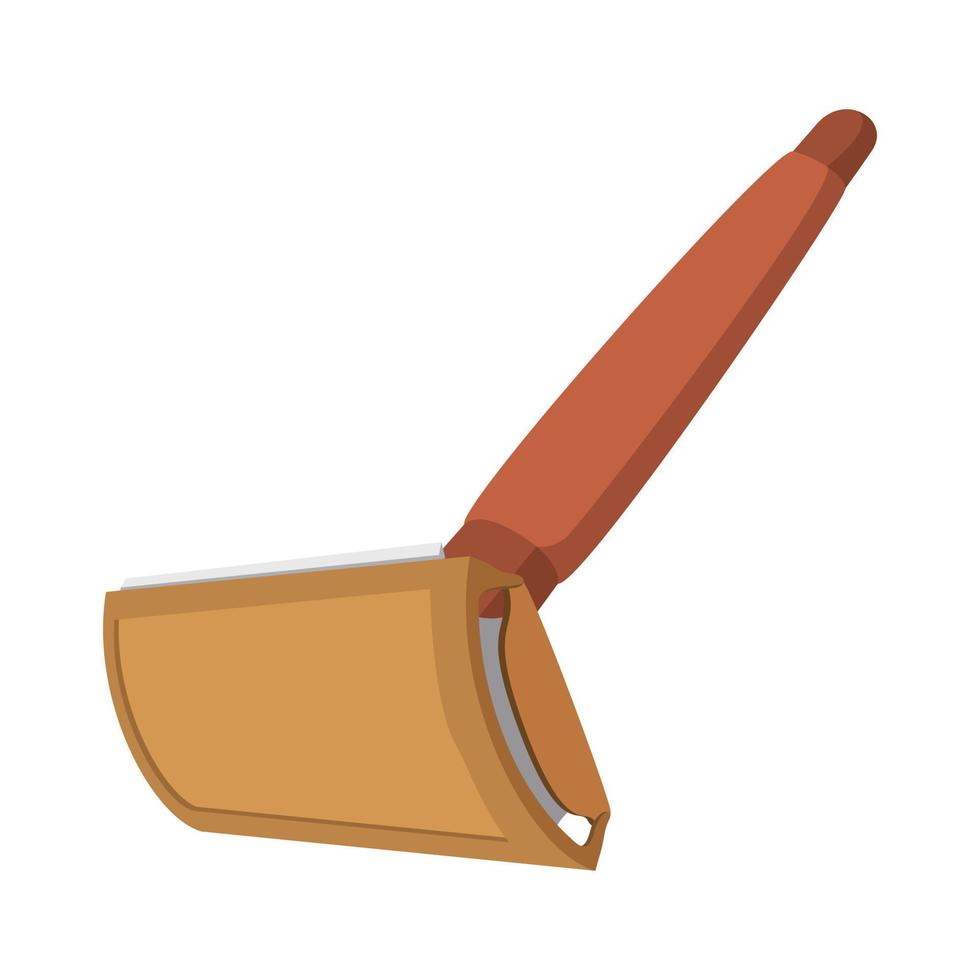 Vintage double edged safety razor cartoon icon vector