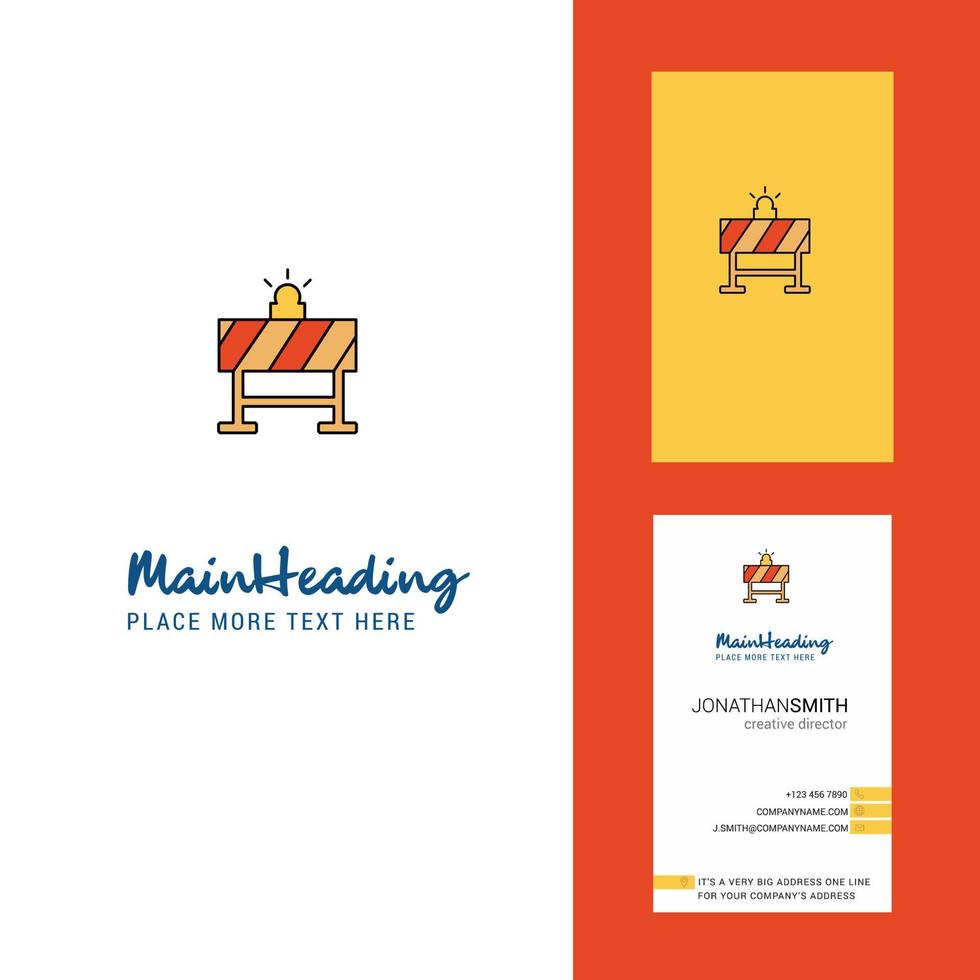 Labour board Creative Logo and business card vertical Design Vector