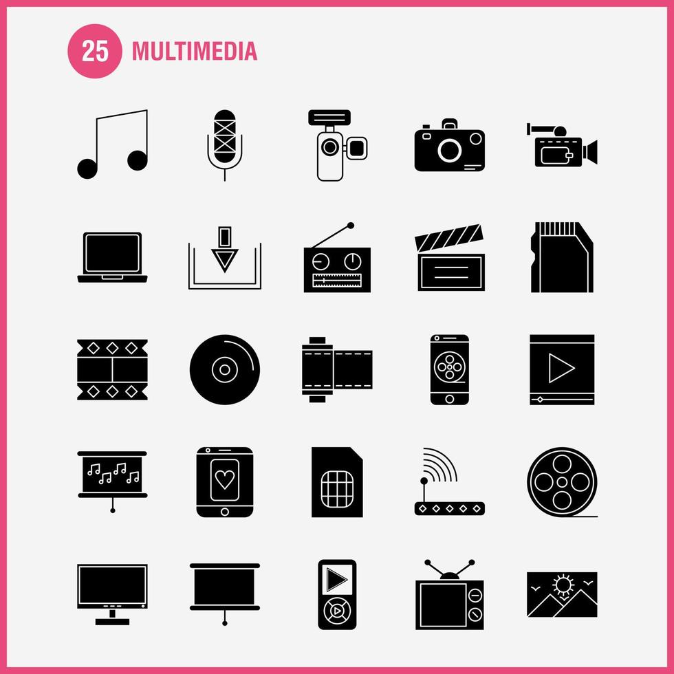 Restaurant Solid Glyph Icons Set For Infographics Mobile UXUI Kit And Print Design Include Bun Food Meal Breakfast Avogadro Food Fruit Meal Eps 10 Vector