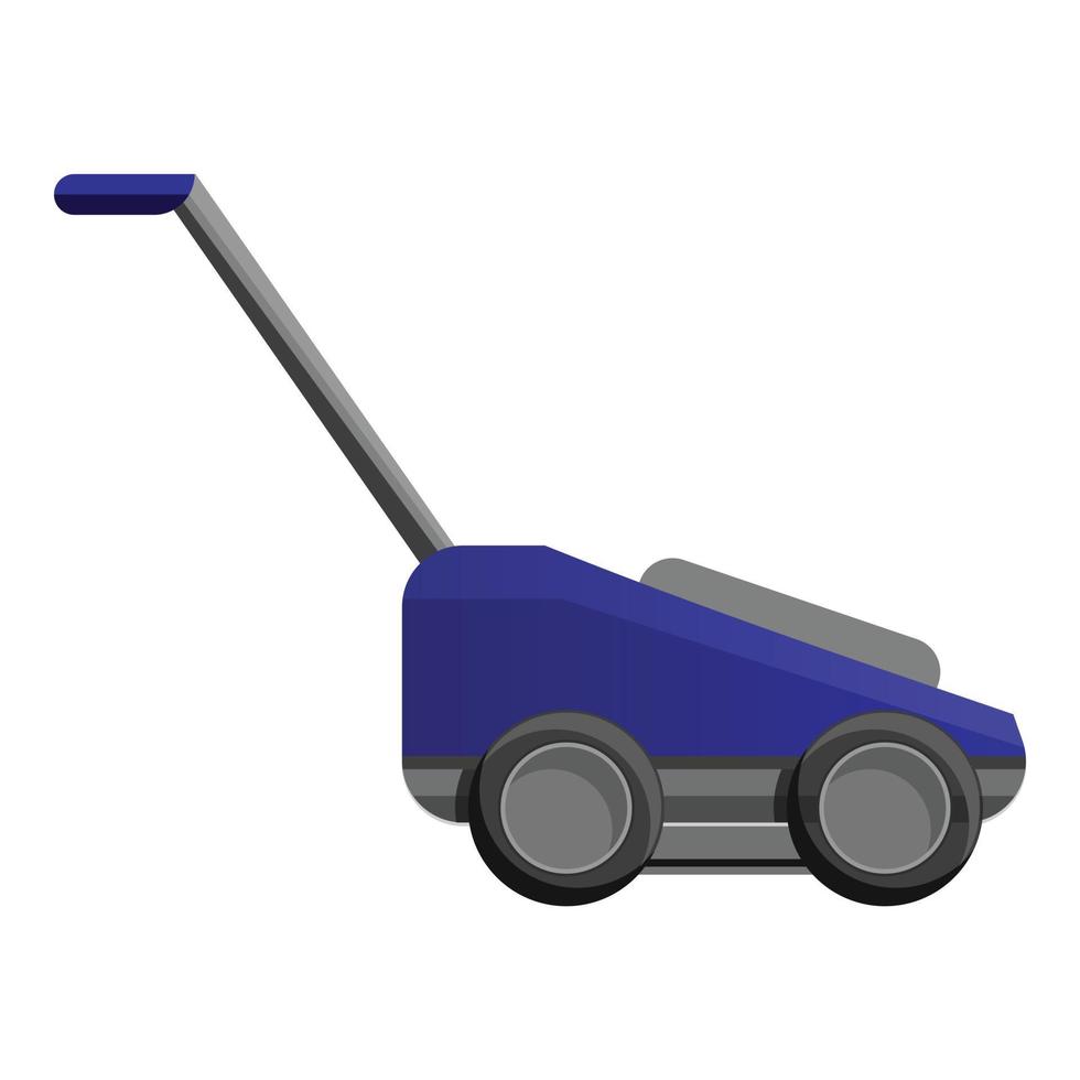 House grass cutter icon, cartoon style vector