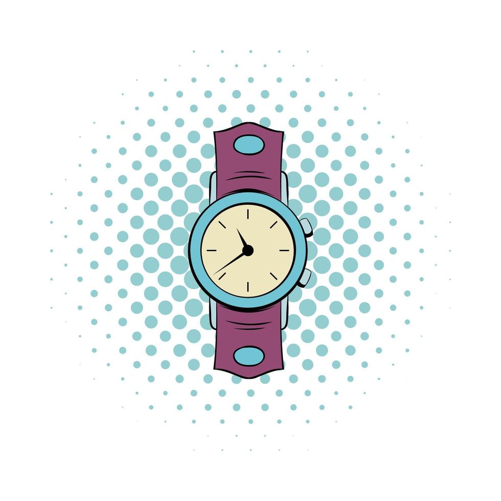 Watch comics icon vector