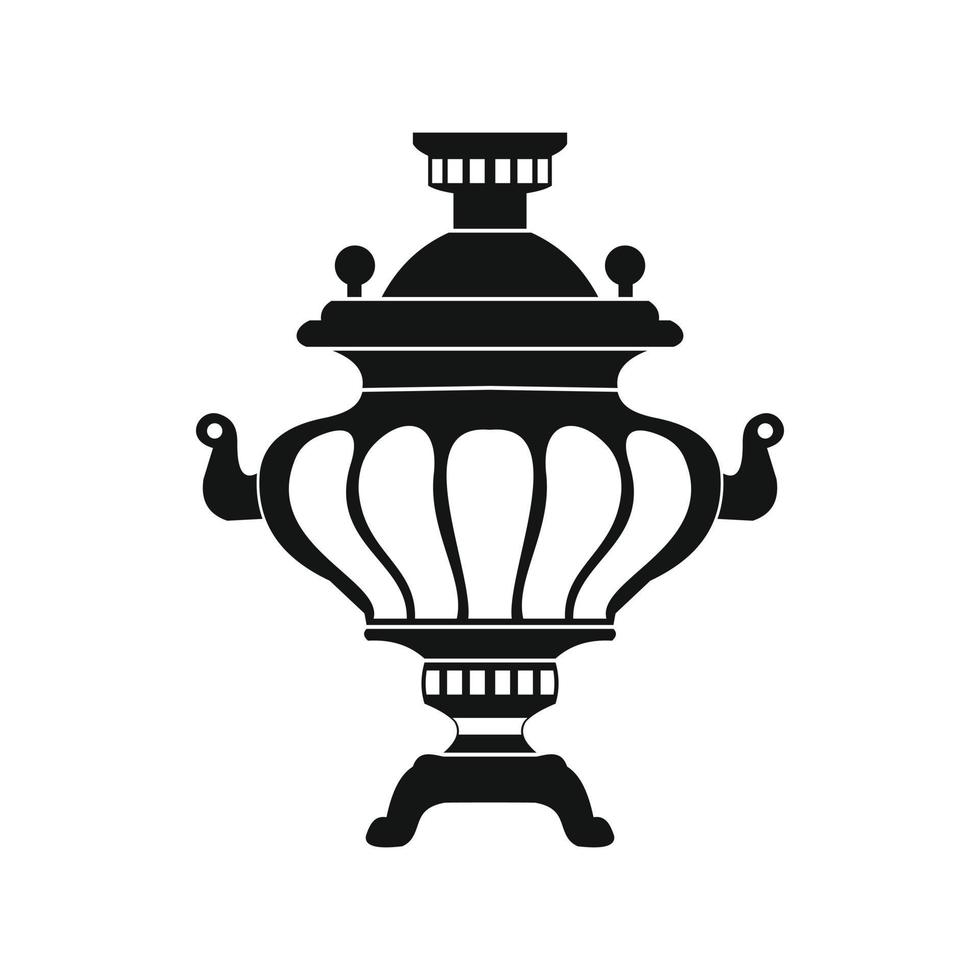 Samovar icon, simple style vector