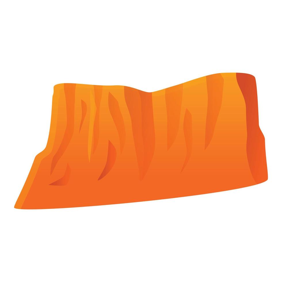 Canyon icon, cartoon style vector