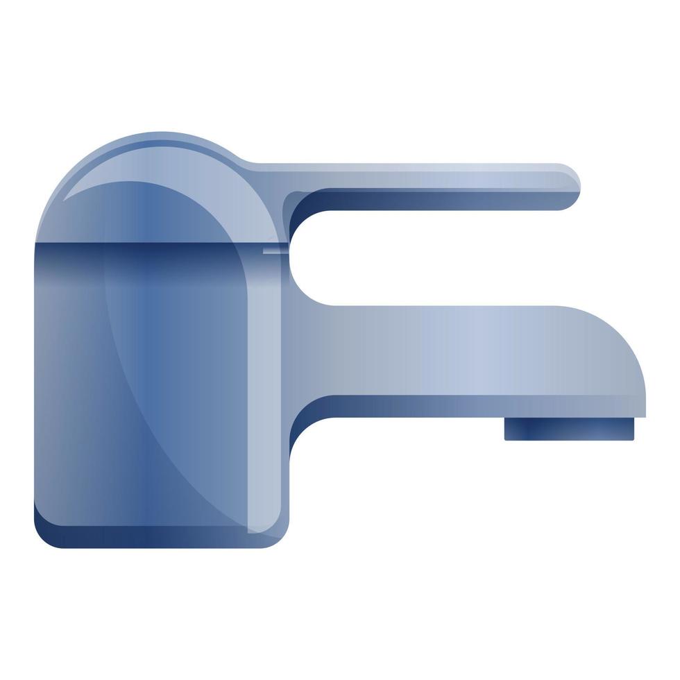 Modern faucet icon, cartoon style vector