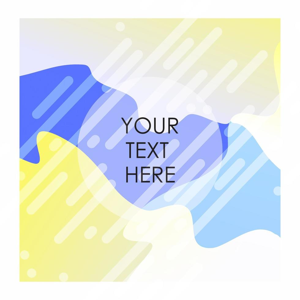 Colorful background with typography design vector