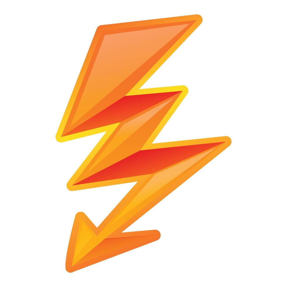 icono de rayo eléctrico, estilo de dibujos animados 14184016 Vector en  Vecteezy