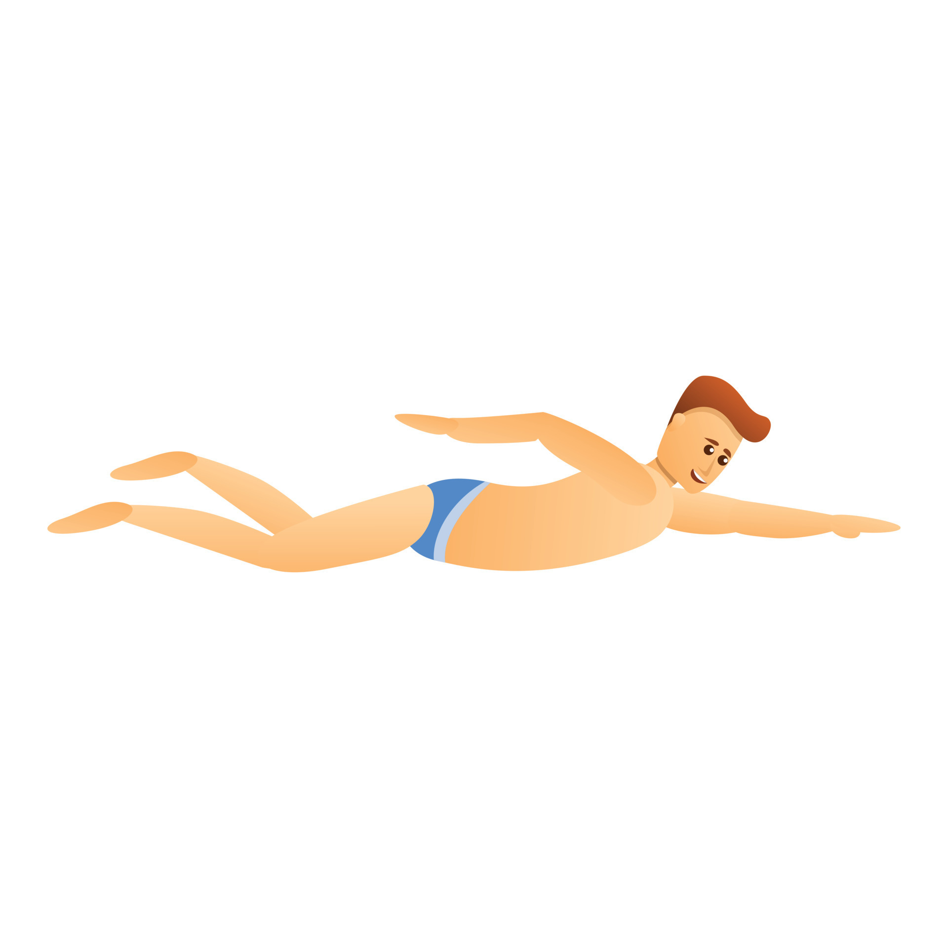Man sport swimming icon, cartoon style 14184334 Vector Art at Vecteezy