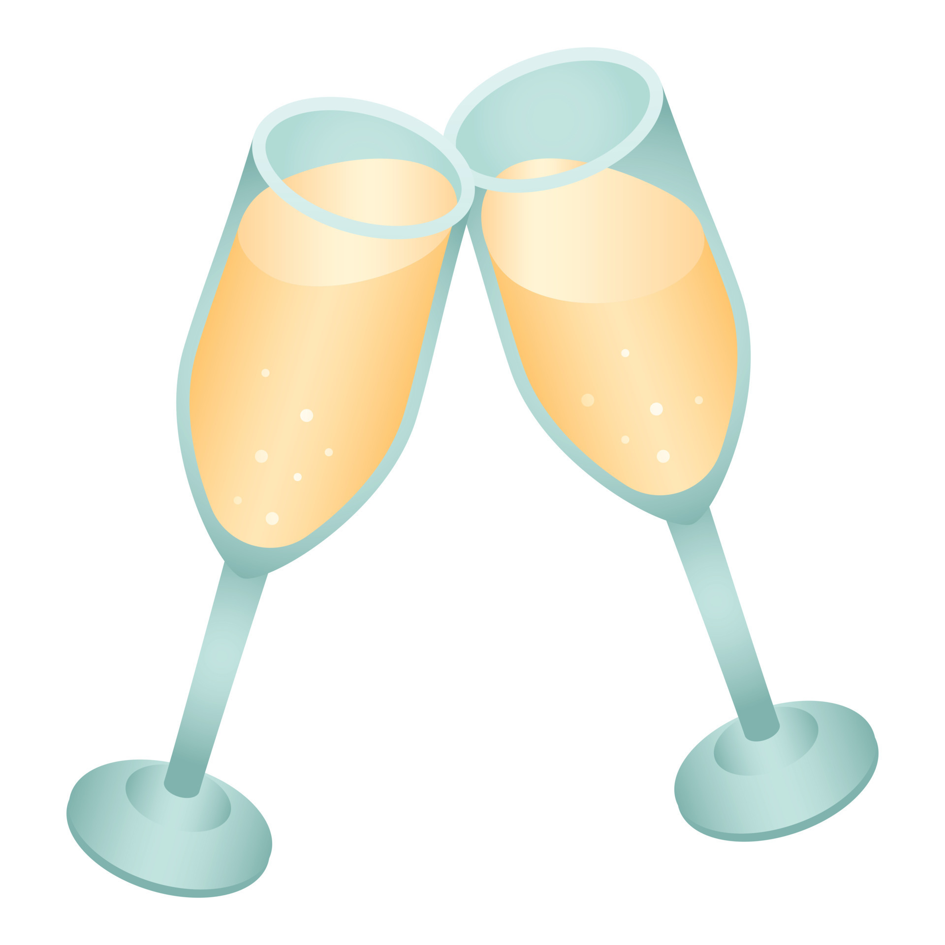 Two champagne glasses icon, isometric style 14184750 Vector Art at Vecteezy