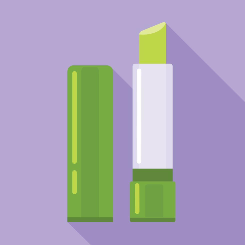 Aloe pomade icon, flat style vector