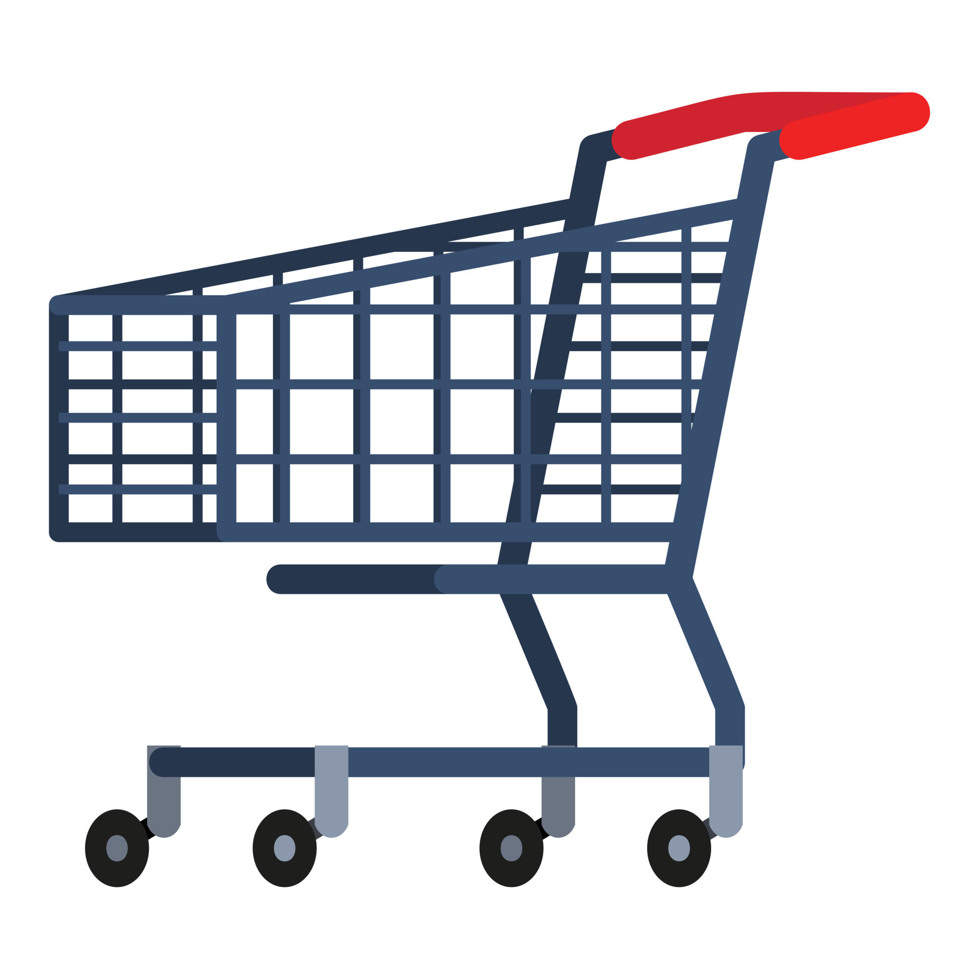 Empty shop cart icon, flat style 14184893 Vector Art at Vecteezy