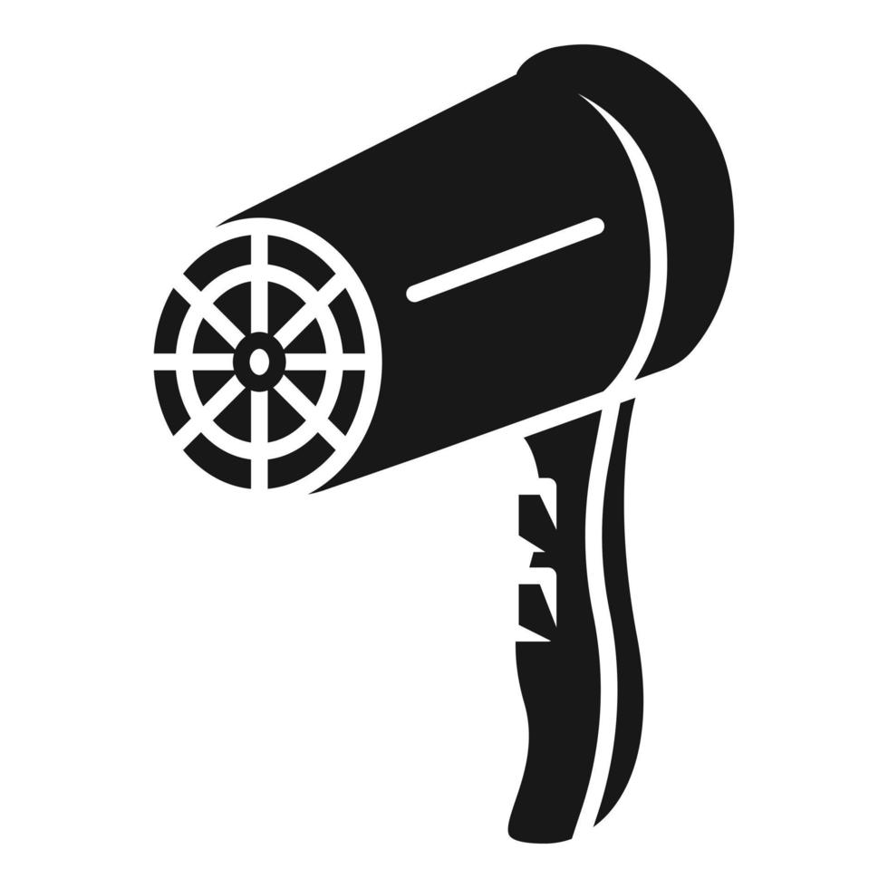 Home hair dryer icon, simple style vector