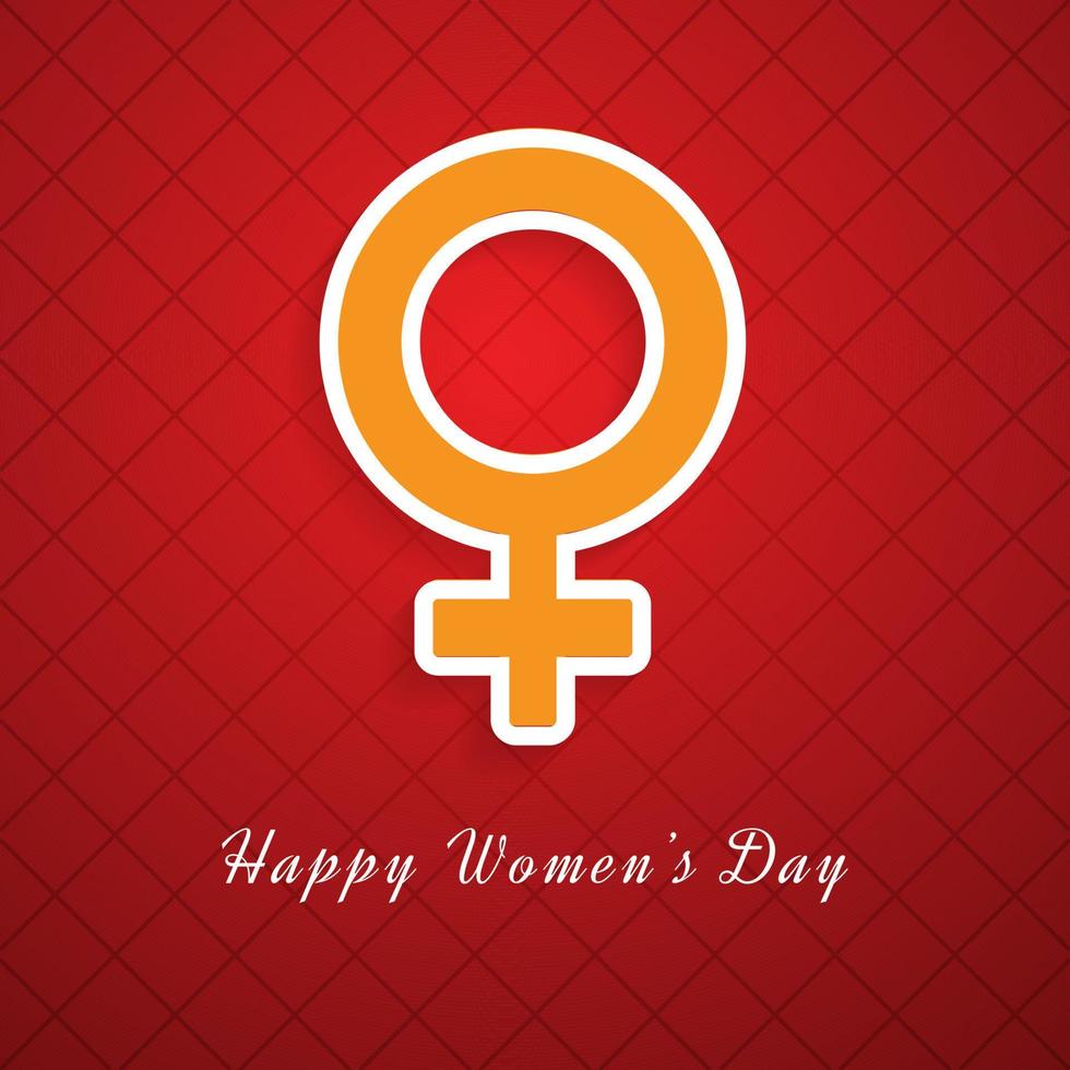 8 March logo vector design with international womens day background