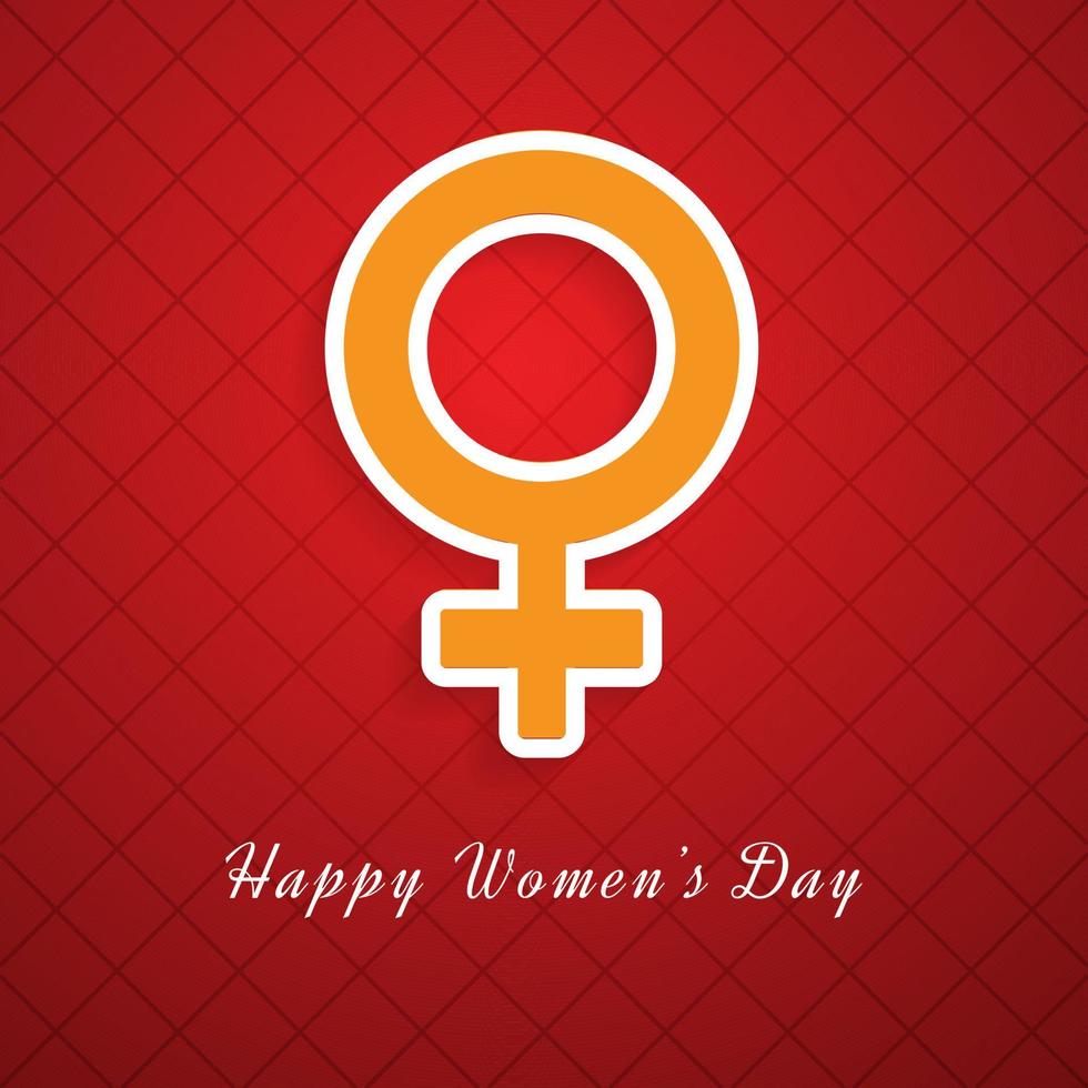 8 March logo vector design with international womens day background