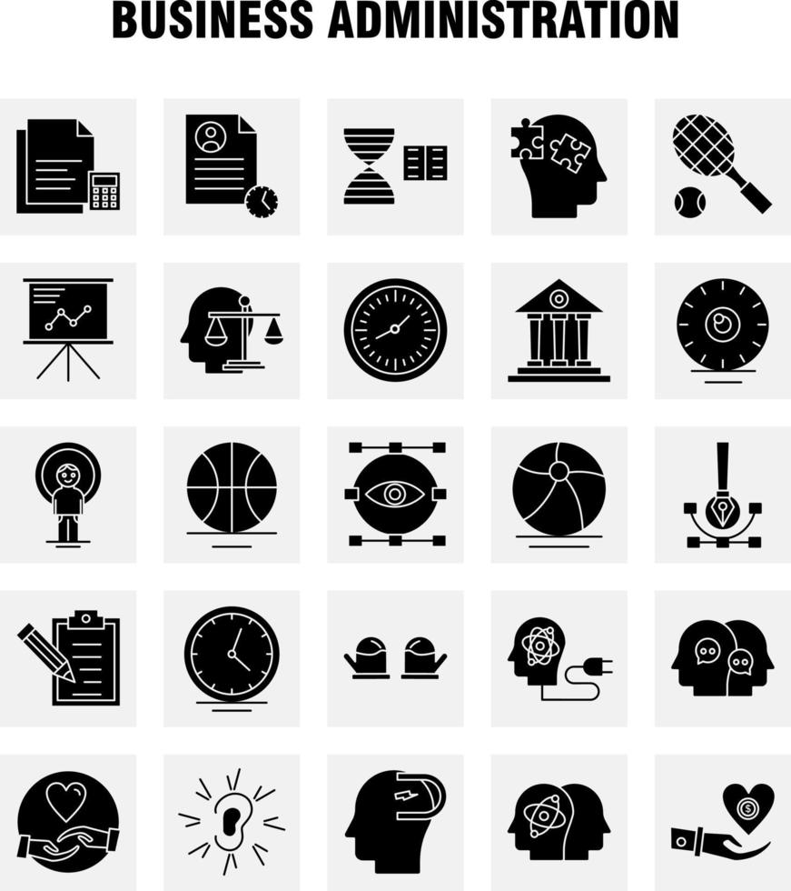 Business Concepts Solid Glyph Icons Set For Infographics Mobile UXUI Kit And Print Design Include Monitor Document Computer Cloud Globe Internet Global Map Collection Modern Infographic Log vector