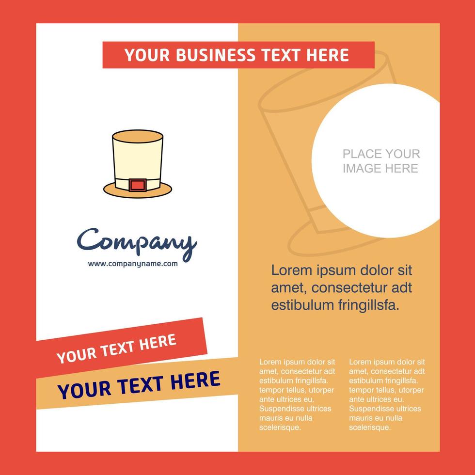 Magician hat Company Brochure Template Vector Busienss Template