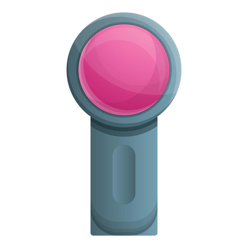 icono de joystick de mano moderna, estilo de dibujos animados vector