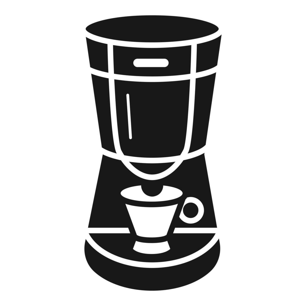 Coffee machine icon, simple style vector