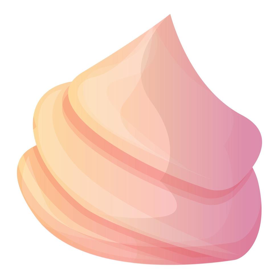 icono de merengue casero, estilo de dibujos animados vector