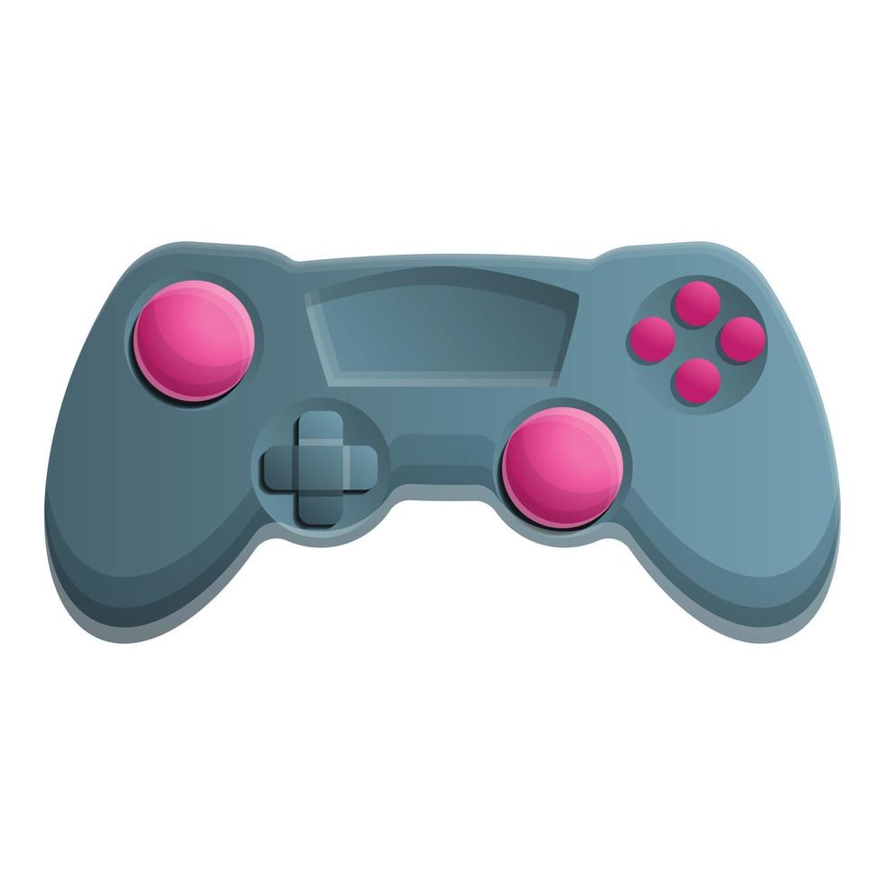 Digital joystick icon, cartoon style vector