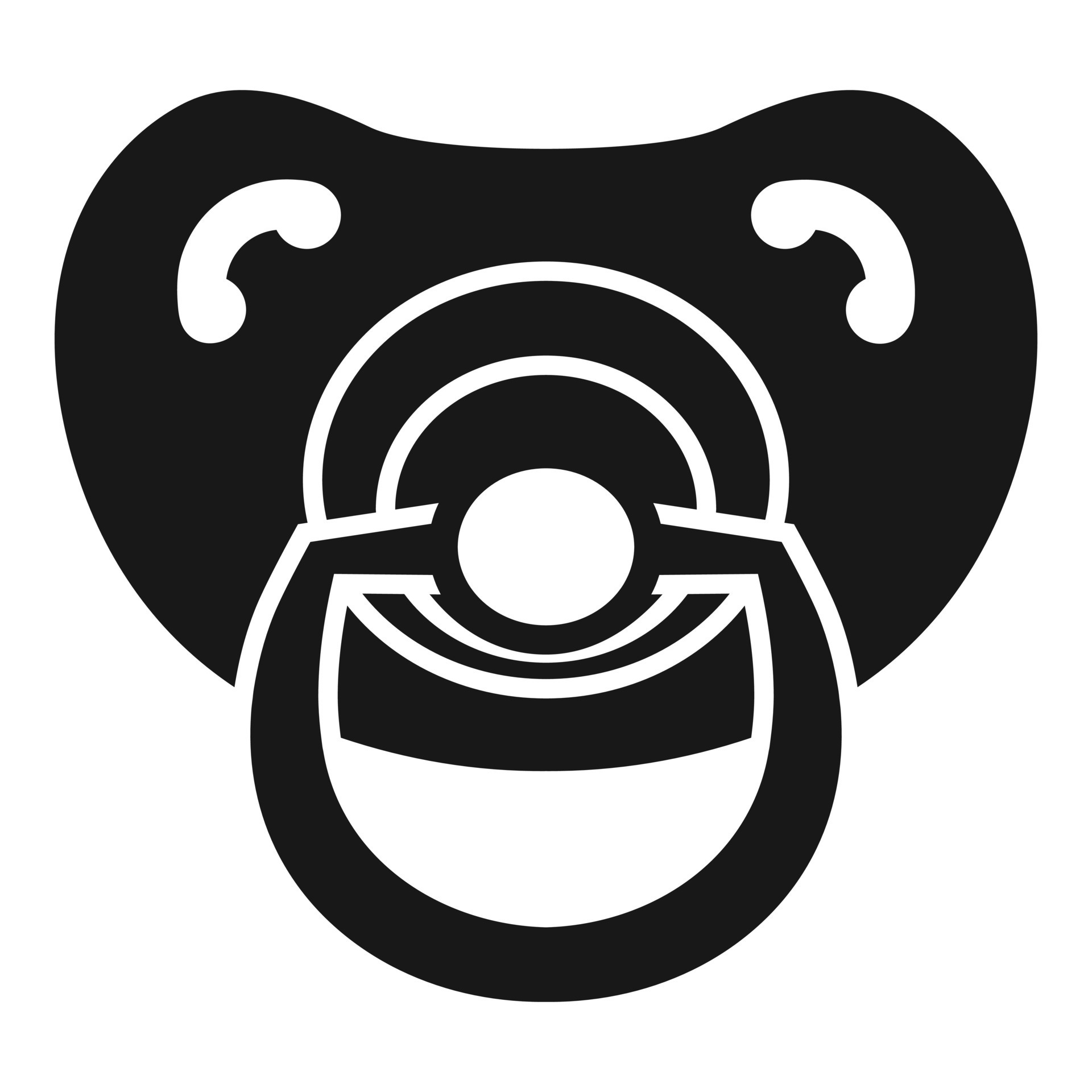 Modern pacifier icon, simple style 14186849 Vector Art at Vecteezy