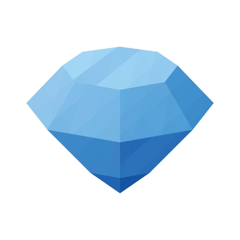 icono de dibujos animados de diamantes vector