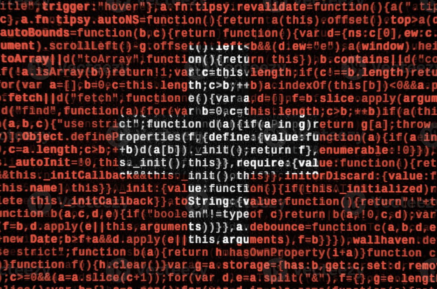 Switzerland flag  is depicted on the screen with the program code. The concept of modern technology and site development photo