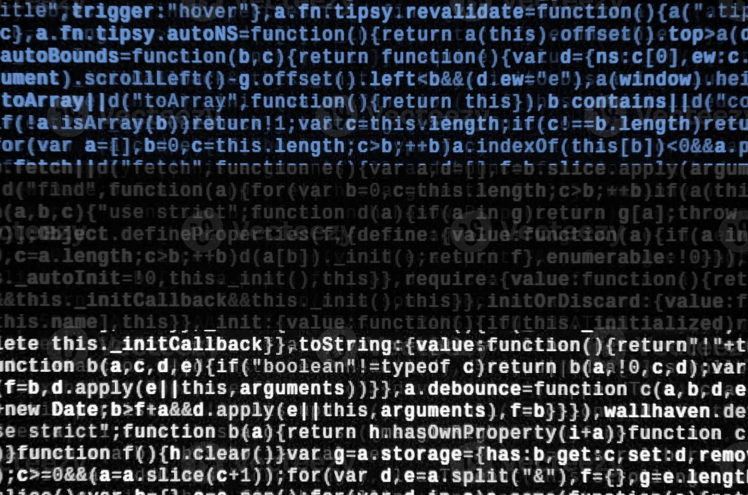 Estonia flag  is depicted on the screen with the program code. The concept of modern technology and site development photo