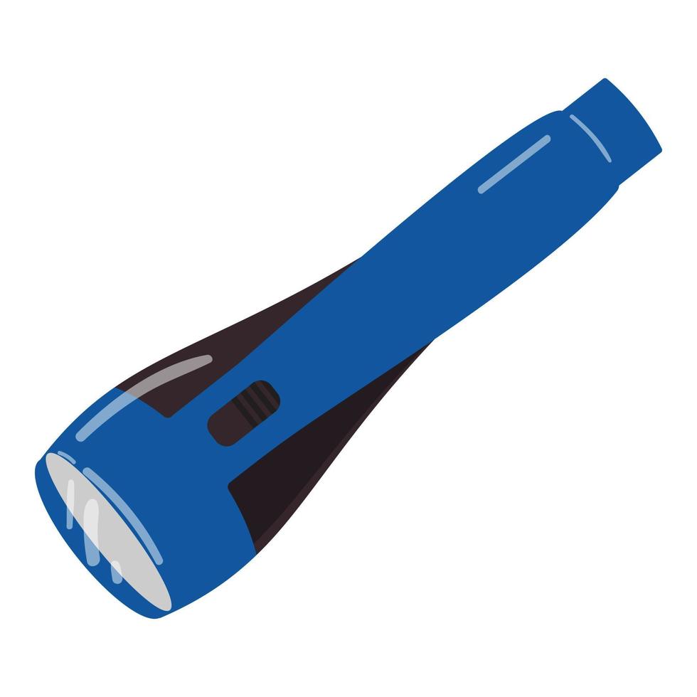 Flashlight lantern icon cartoon vector. Torch light 14192015 Vector Art