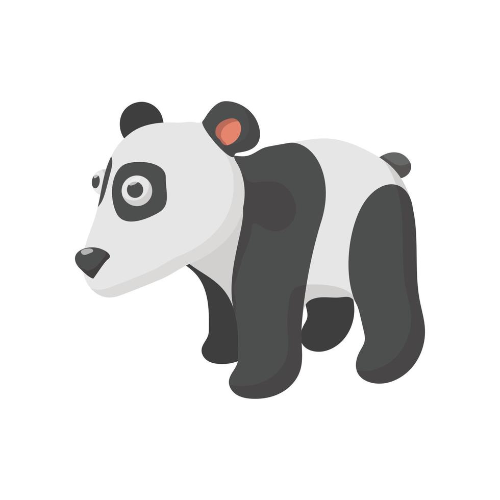 estilo de dibujos animados de panda vector