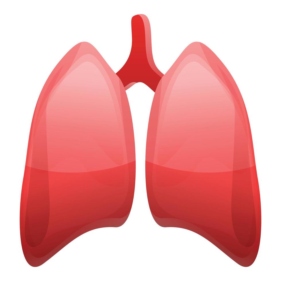 icono de pulmones humanos, estilo de dibujos animados 14192152 Vector en  Vecteezy