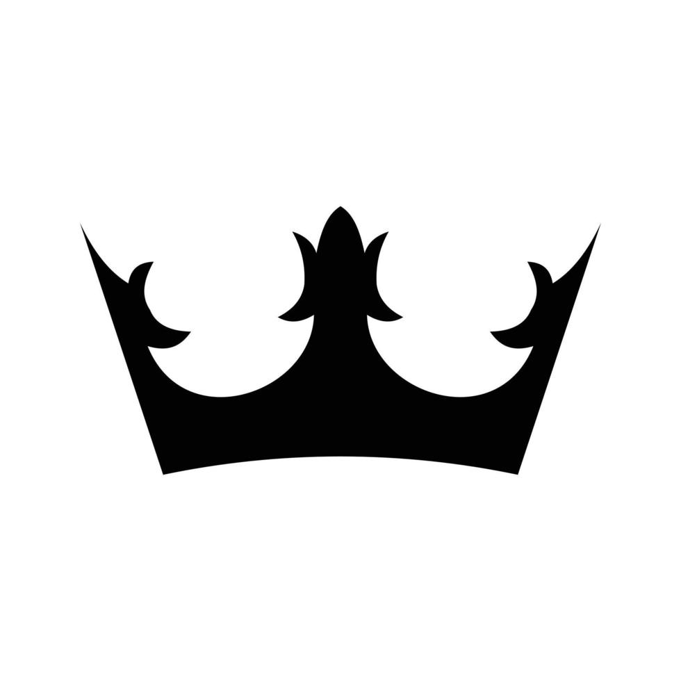 Crown icon simple vector