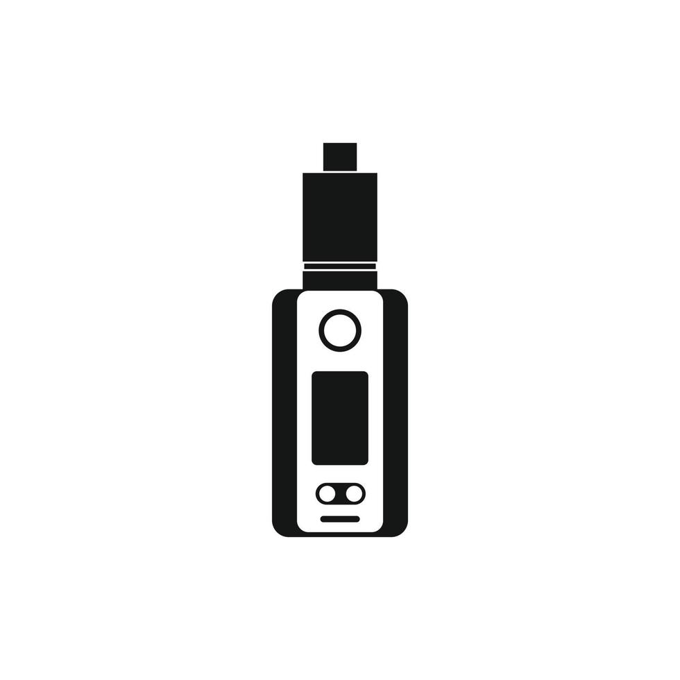 Vape device icon, simple style vector