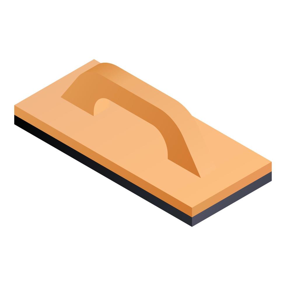 Carpenter tool icon, isometric style vector